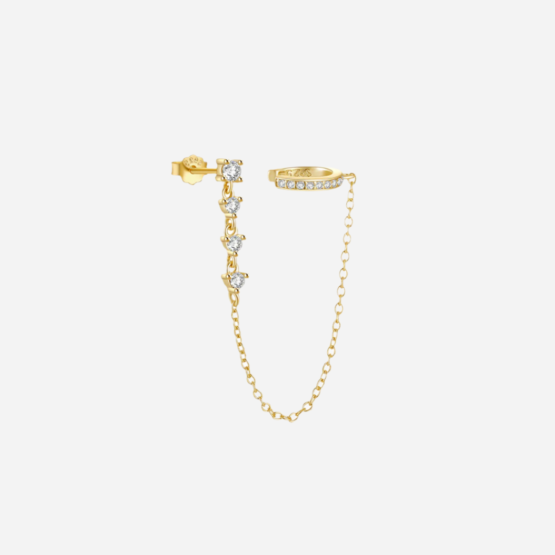 Arielle – Elegante Kette Cuff Ohrringe