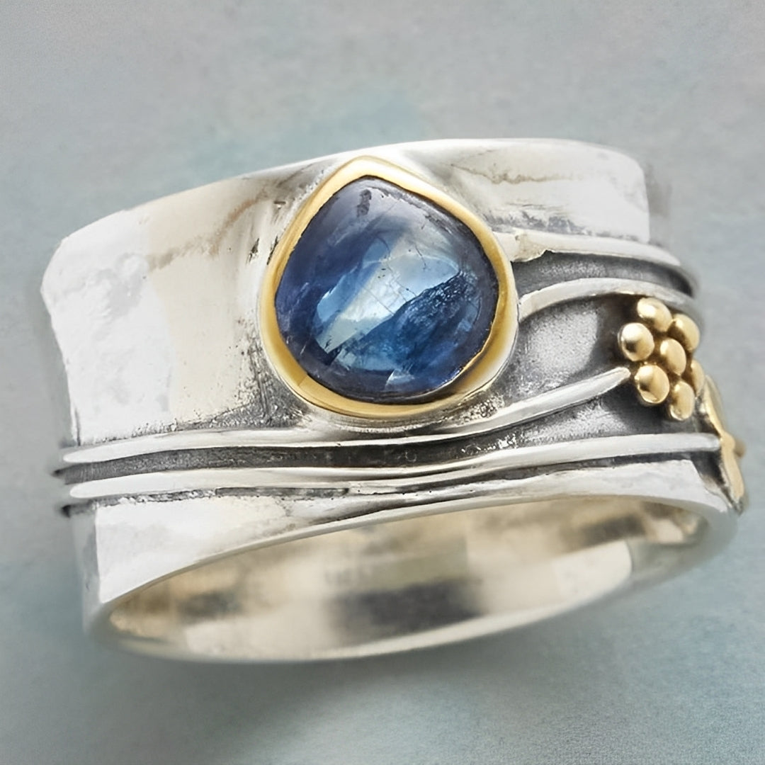 Naela – Boho-Ring mit Natursteinen für Meditation