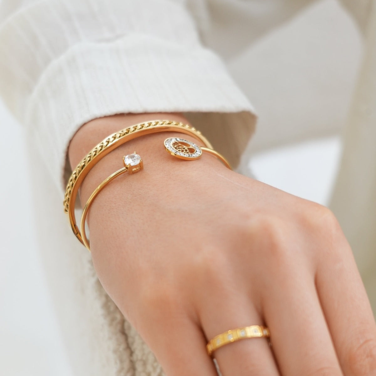 Jessi – Armband Armbaum des Lebens mit Steinen