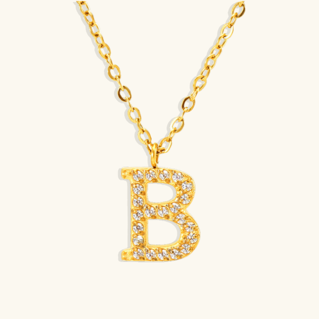 Flora – Kette Buchstabe Fein und Elegant