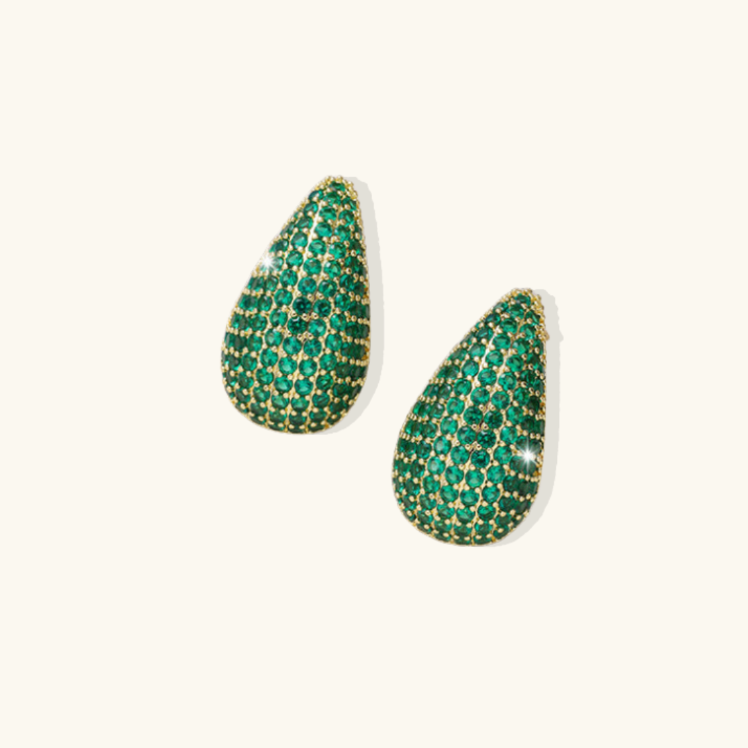 Amane – Ohrringe Tropfen Glänzend