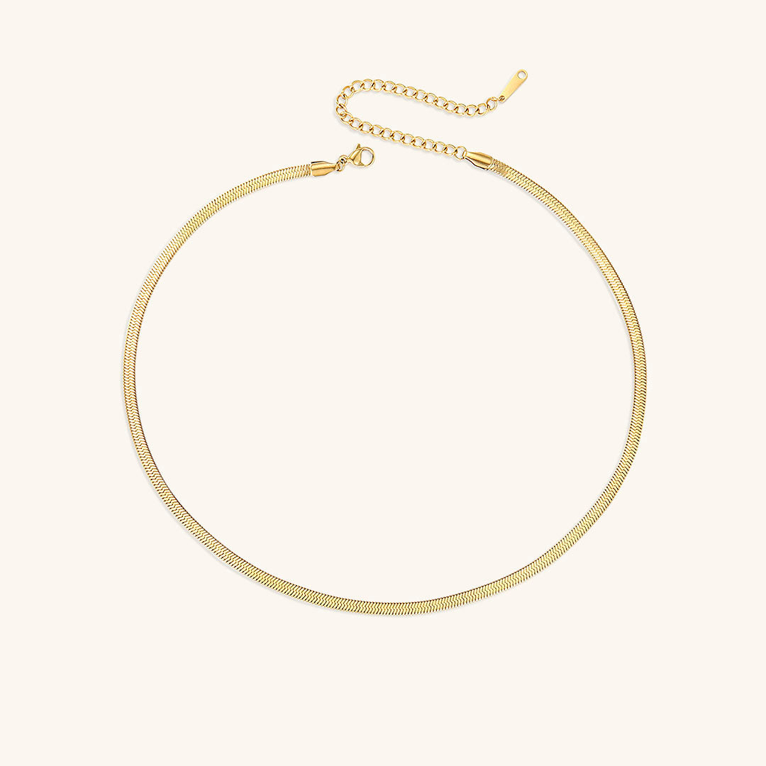 Elizabeth – Collier Schlangenkette Gold
