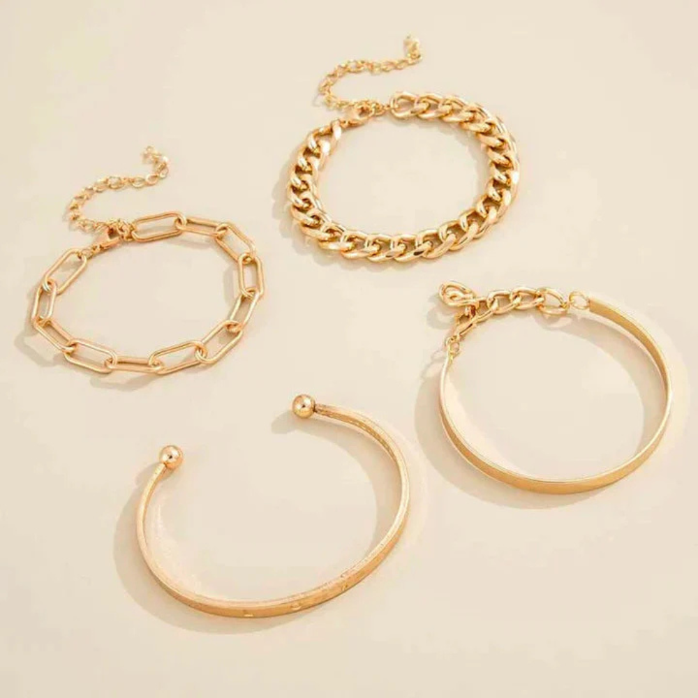 Elan – Ensemble von Armbändern Mercer Gold