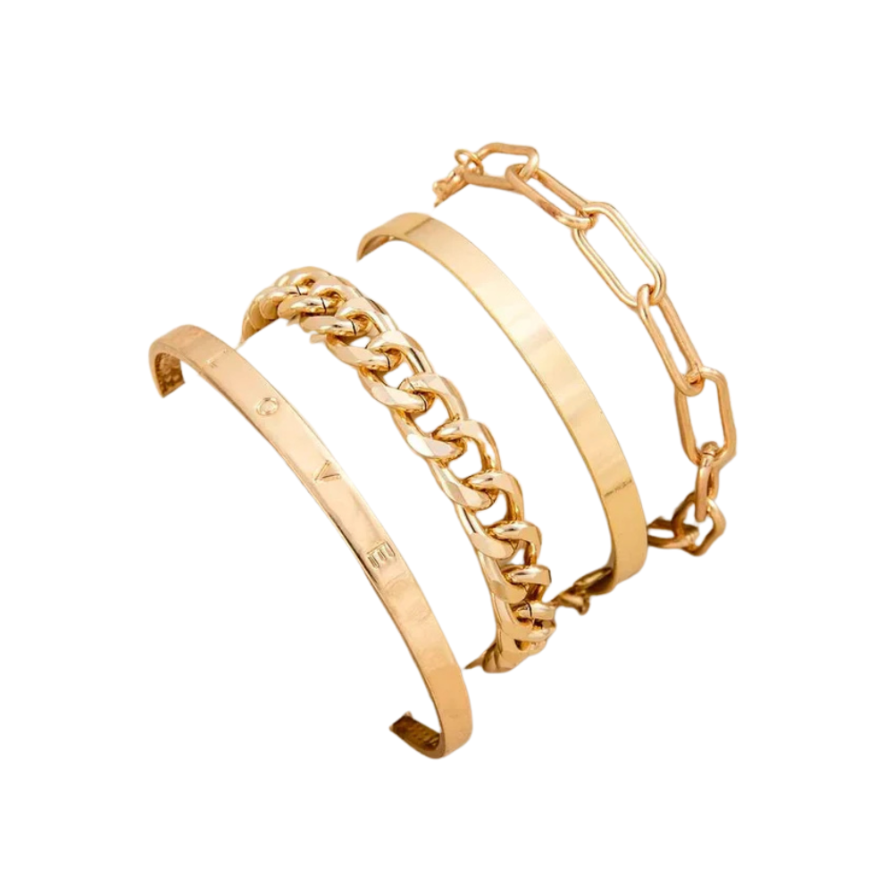 Elan – Ensemble von Armbändern Mercer Gold