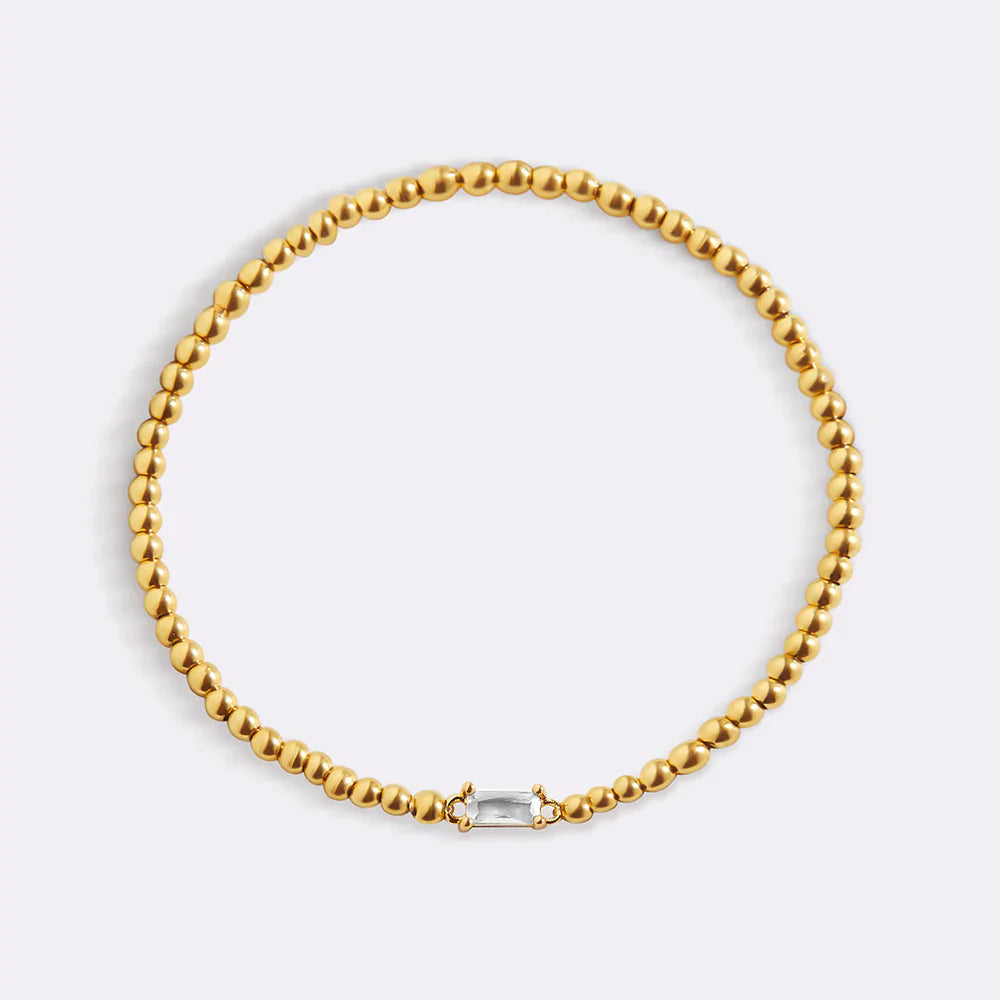 Aitana – Armband Gold mit Geburtsstein