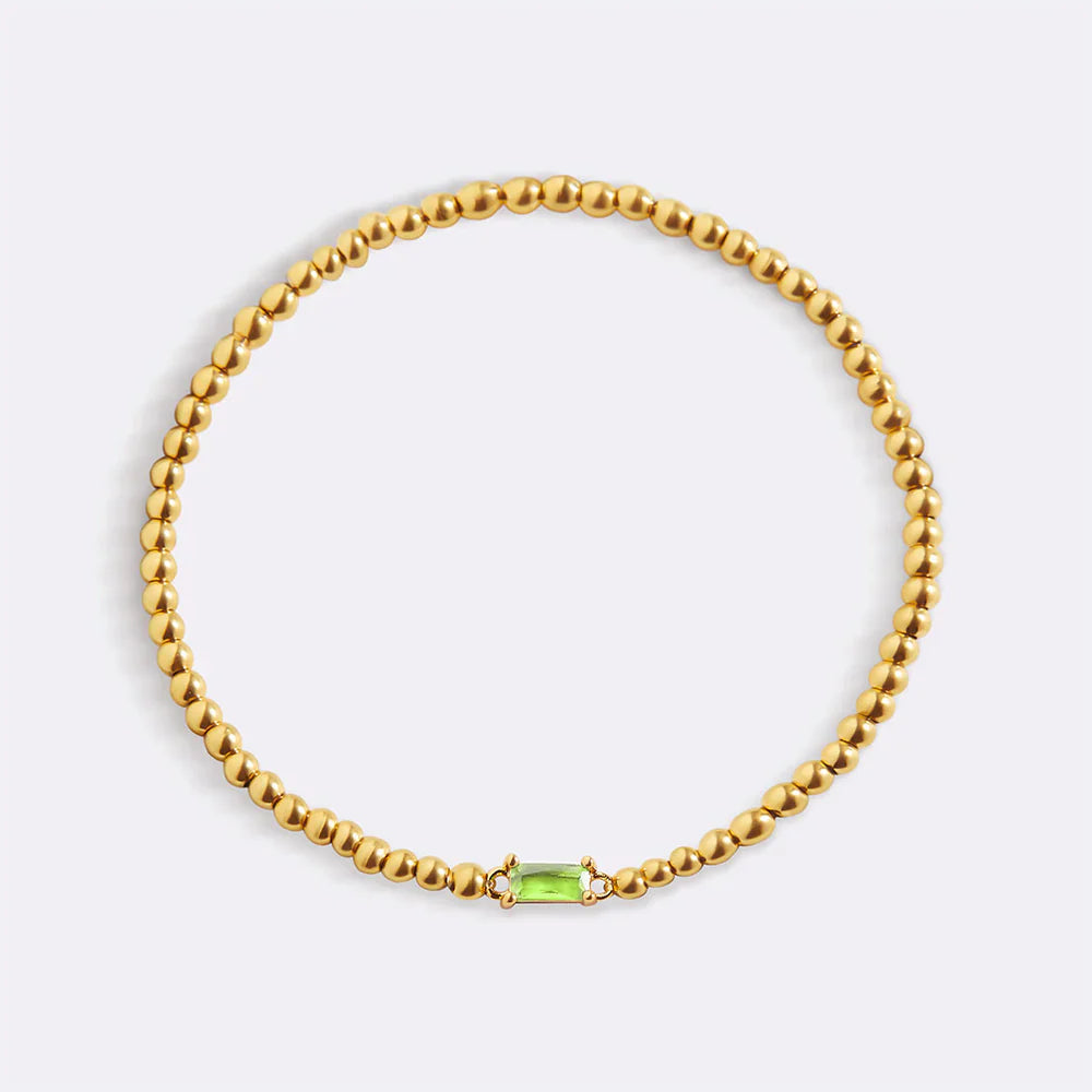 Aitana – Armband Gold mit Geburtsstein