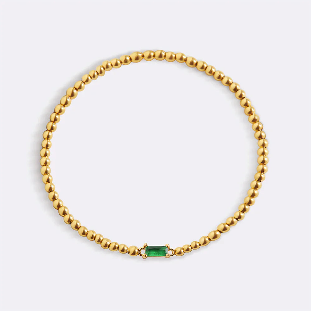 Aitana – Armband Gold mit Geburtsstein