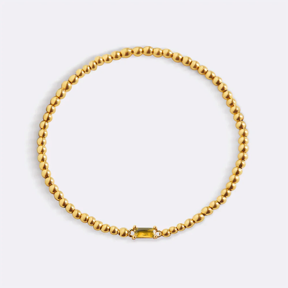 Aitana – Armband Gold mit Geburtsstein