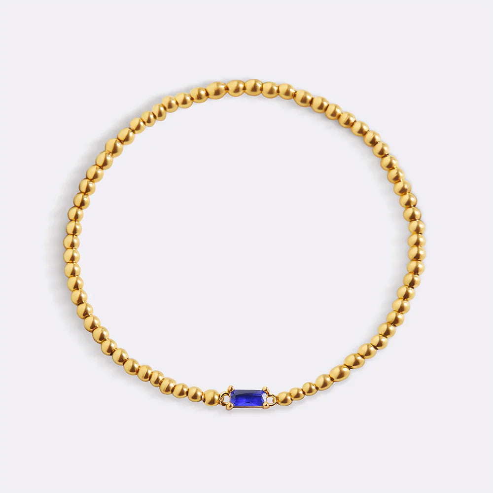 Aitana – Armband Gold mit Geburtsstein