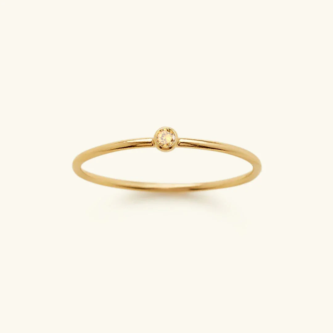 Amelia – Ring Gold mit Symbolischem Stein