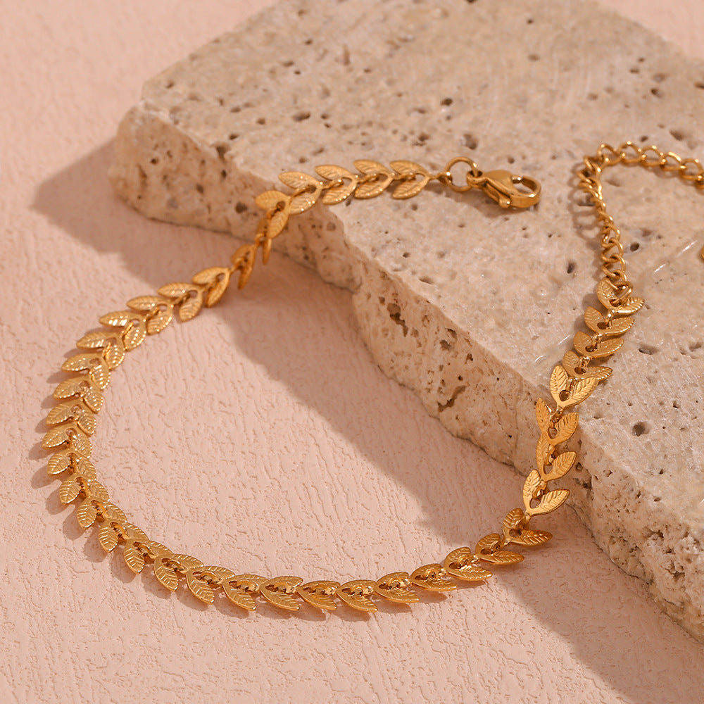 Delaida - Blattgold-Armband