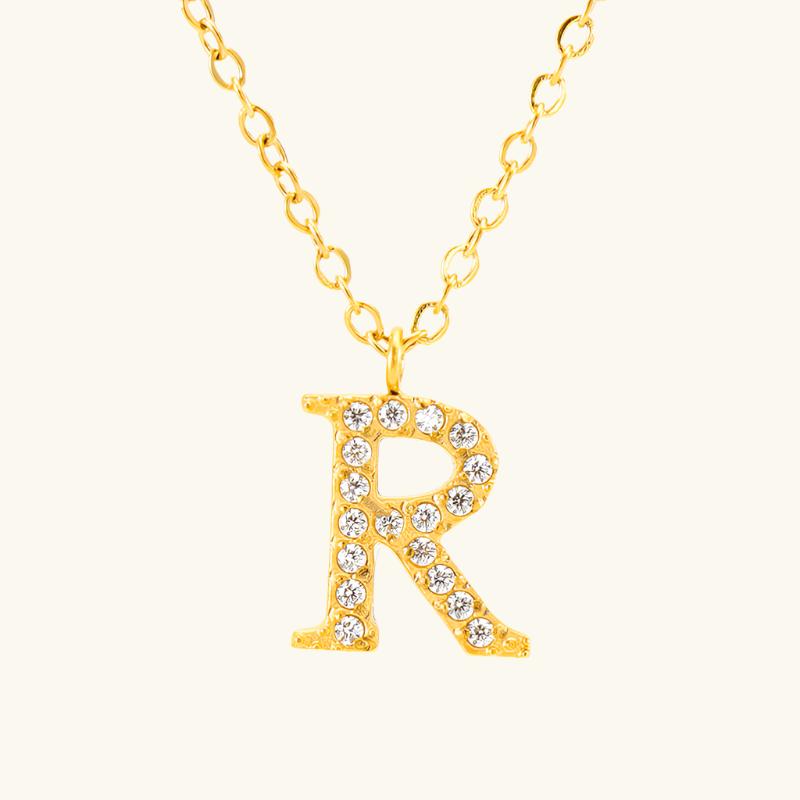 Flora – Kette Buchstabe Fein und Elegant