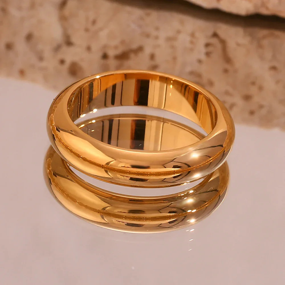 Yorina – Moderner Goldener Ring