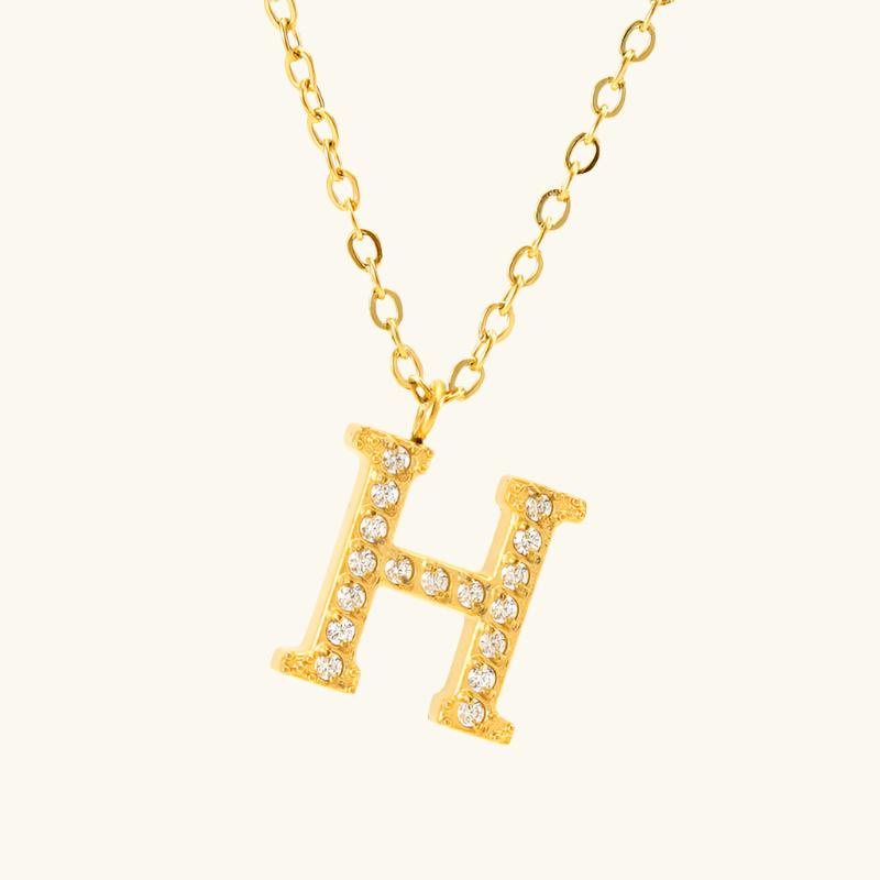 Flora – Kette Buchstabe Fein und Elegant