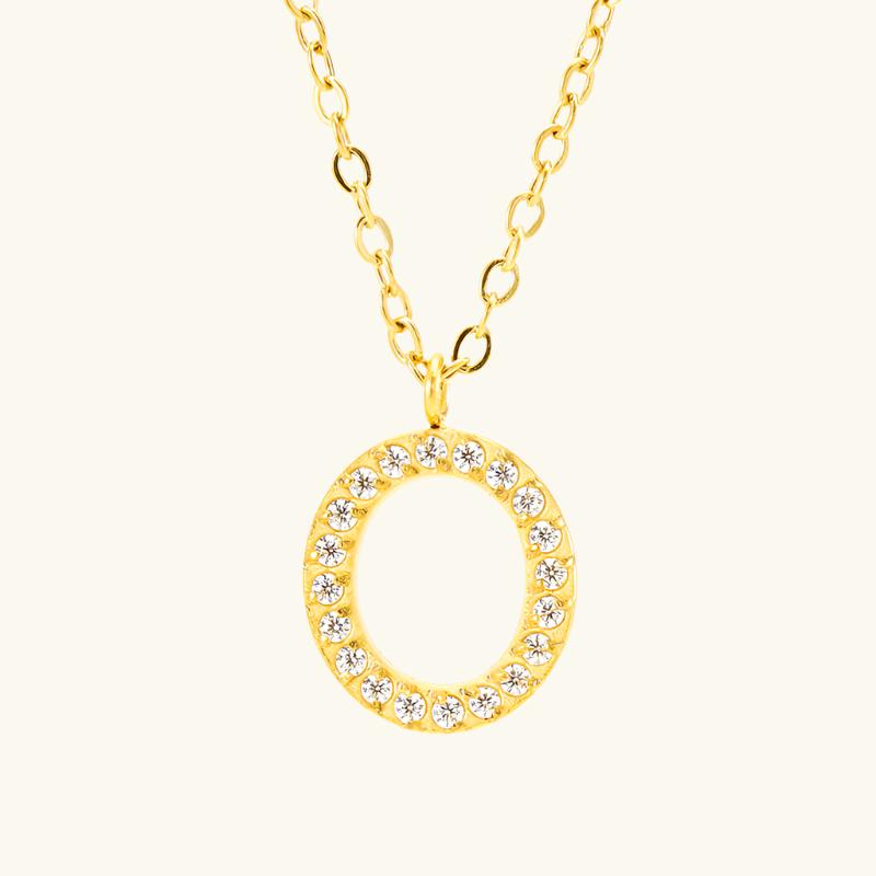 Flora – Kette Buchstabe Fein und Elegant