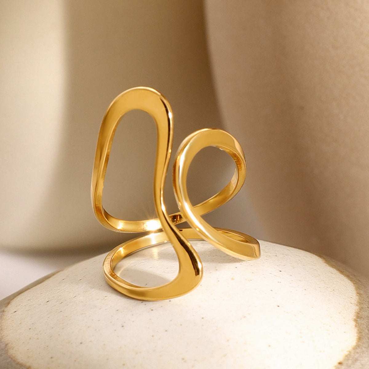 Melina – Ring Mosaik Gold