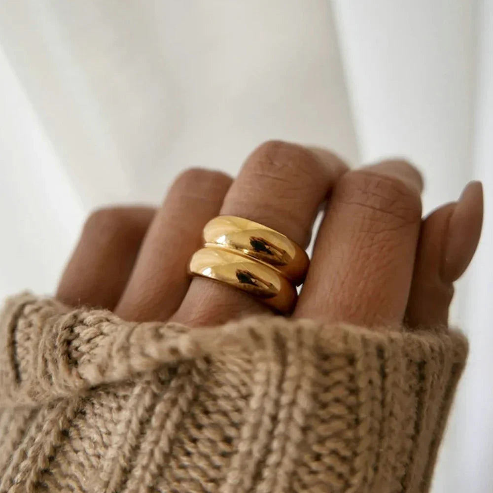 Zelle – Elegante Goldring