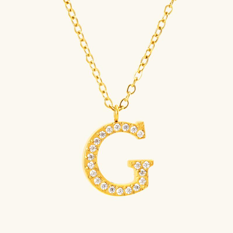 Flora – Kette Buchstabe Fein und Elegant