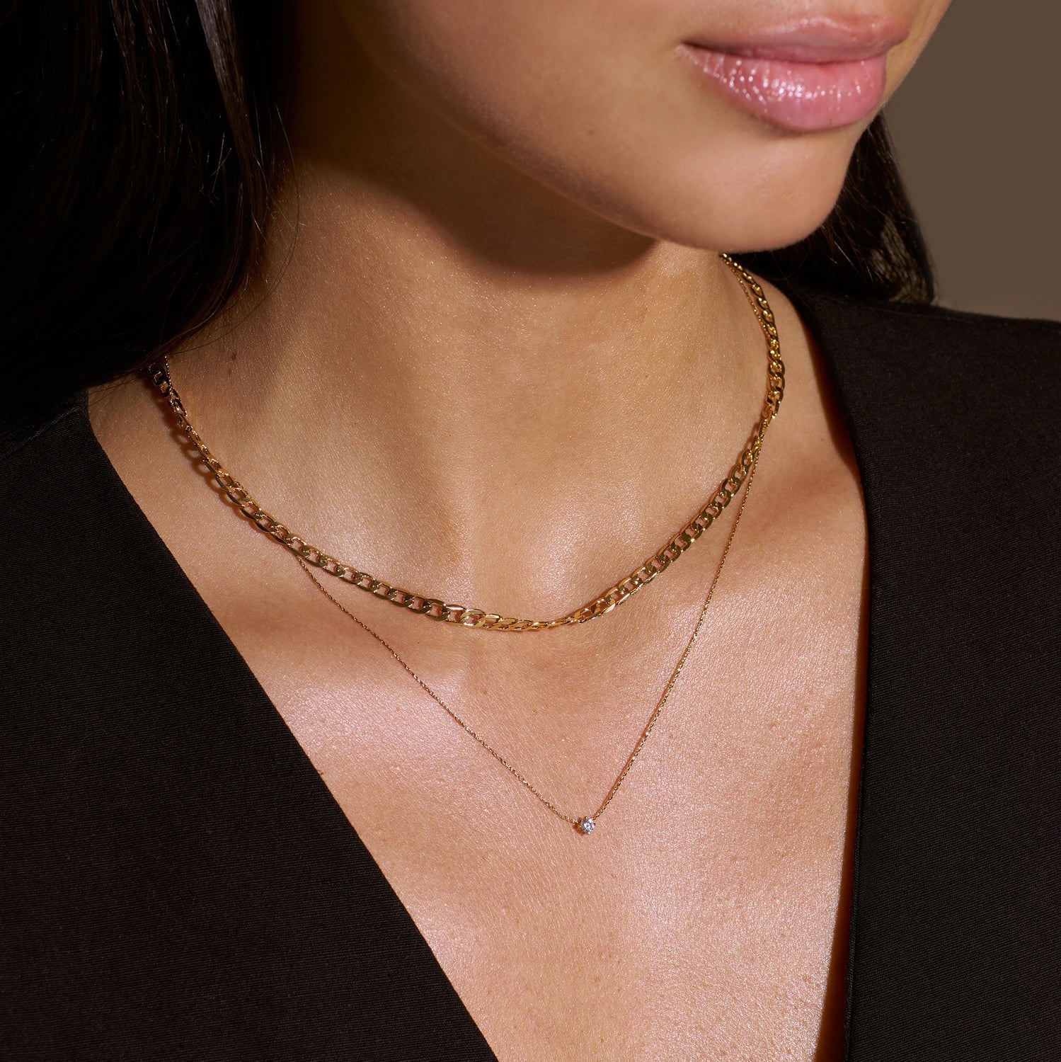 Auriane – Kette Gliederkette mit Flachen Gliedern