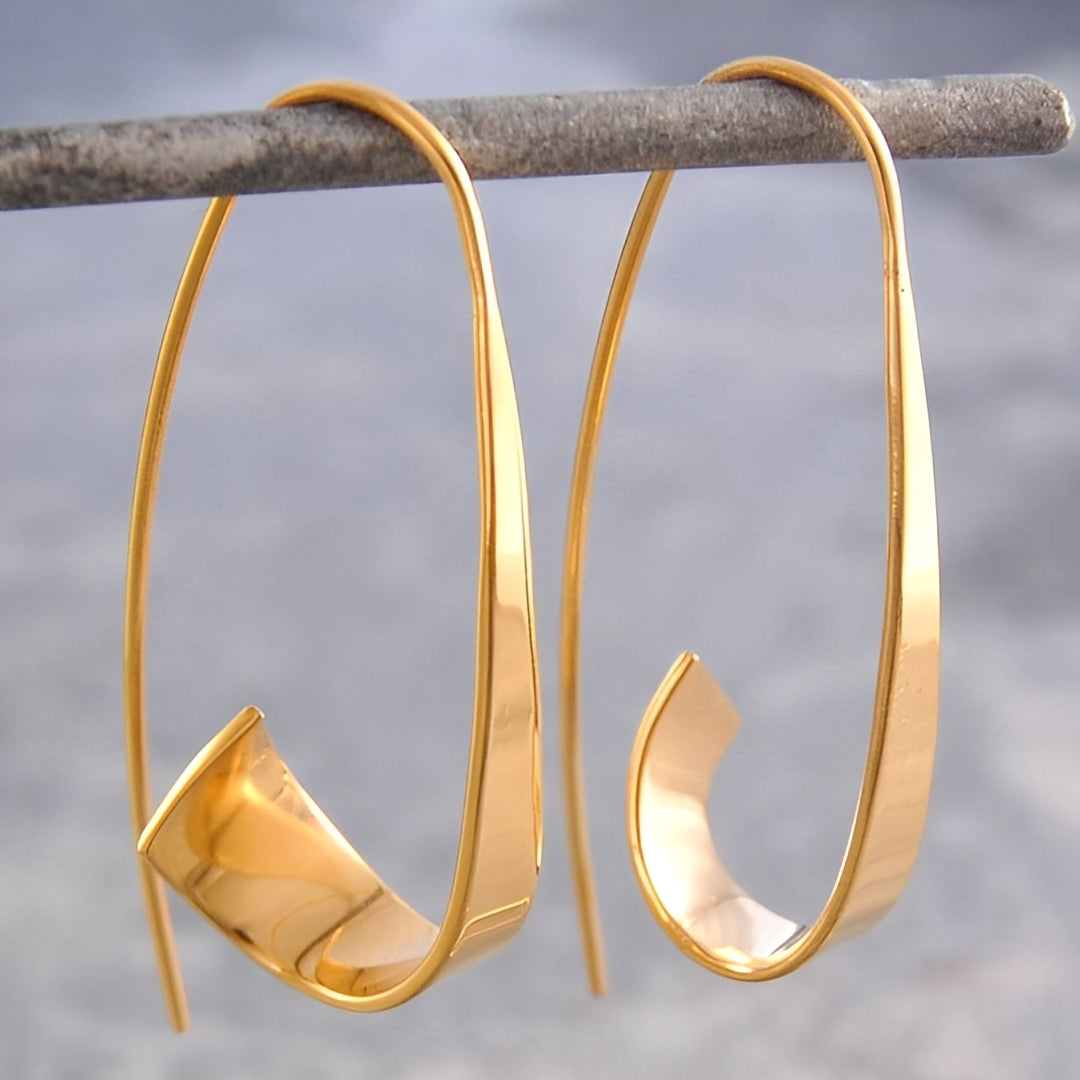 Clea – Zeitlose Gold & Silber Ohrringe
