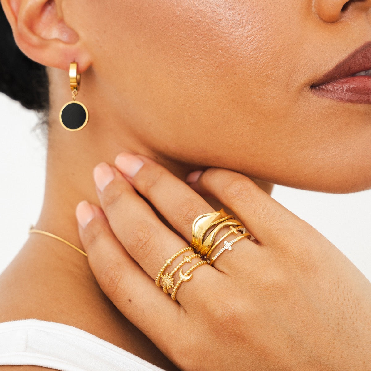 Charlie – Verstellbarer Skulpturalring
