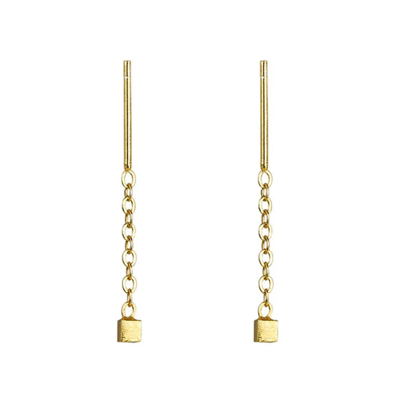 Kaelen – Ohrringe Würfel und Elegante Quasten