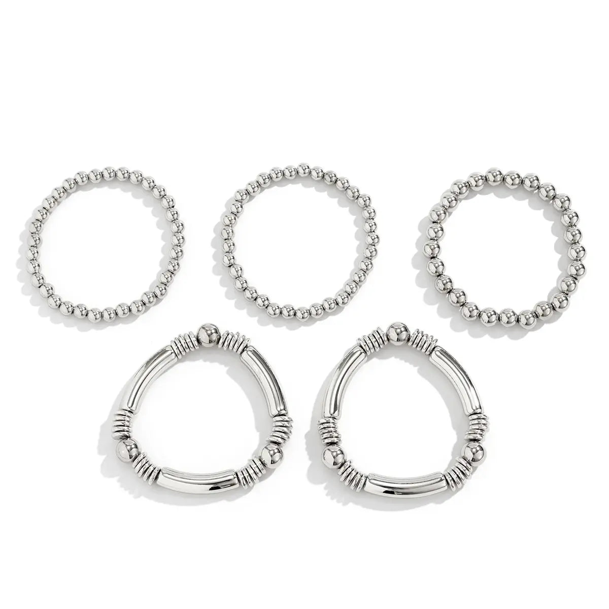 Mira – Set aus 5 stapelbaren Perlenarmbändern