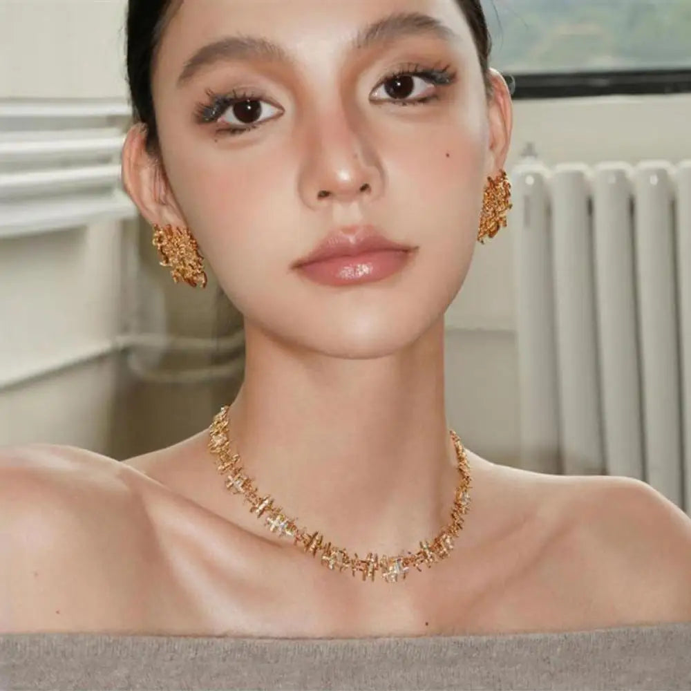 Melissa – Ensemble von Vintage-Gewebten Schmuck