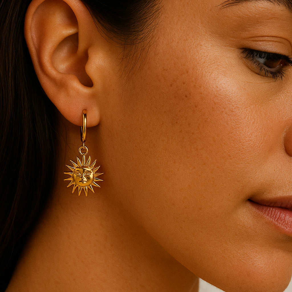 Margaux – Elegante Kreolen aus Titanstahl