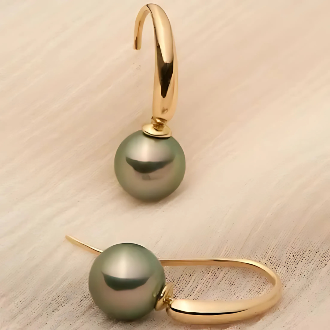 Arzu – Elegante Ohrringe mit Olivenperlen