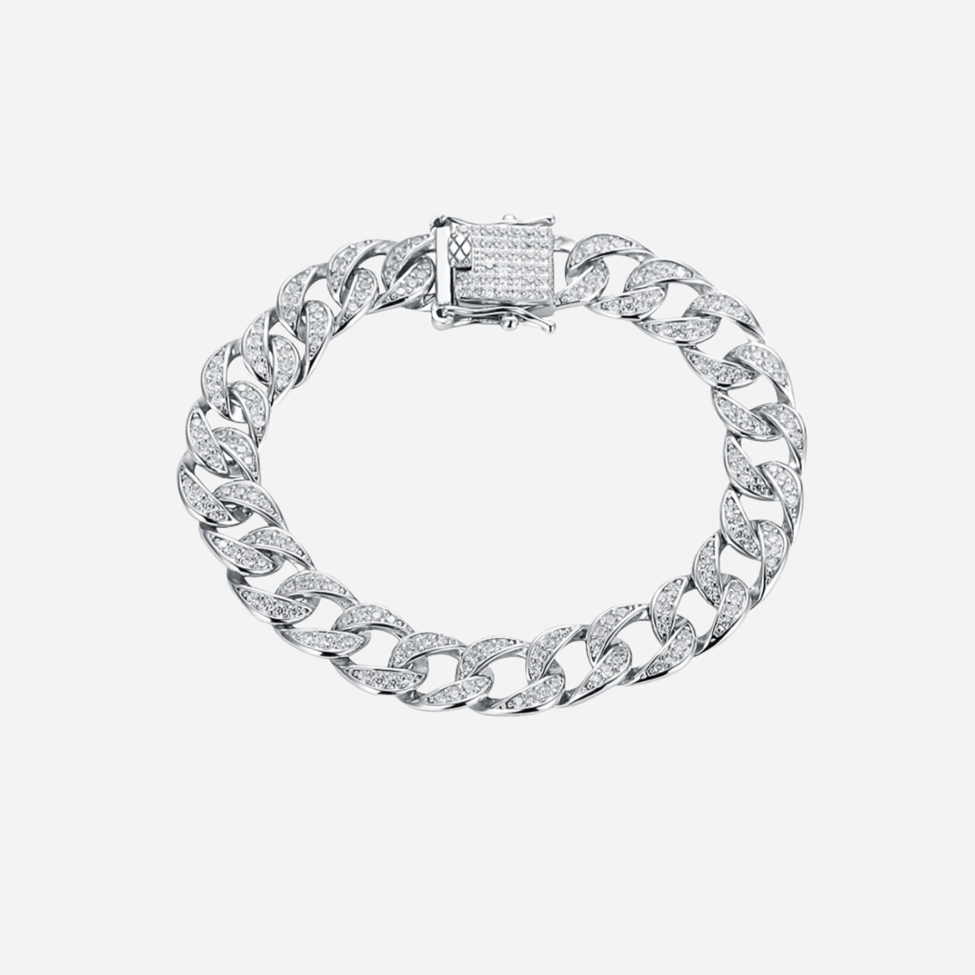 Rafaela – Armband Kubanische Kette Glänzend