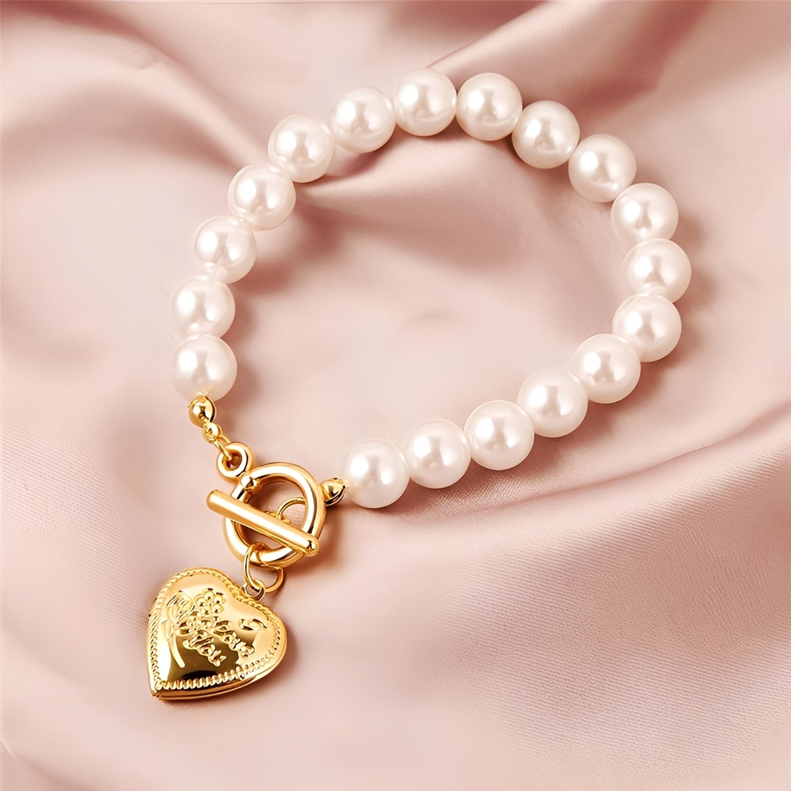 Isaline – Elegantes Armband Perlen & Gold