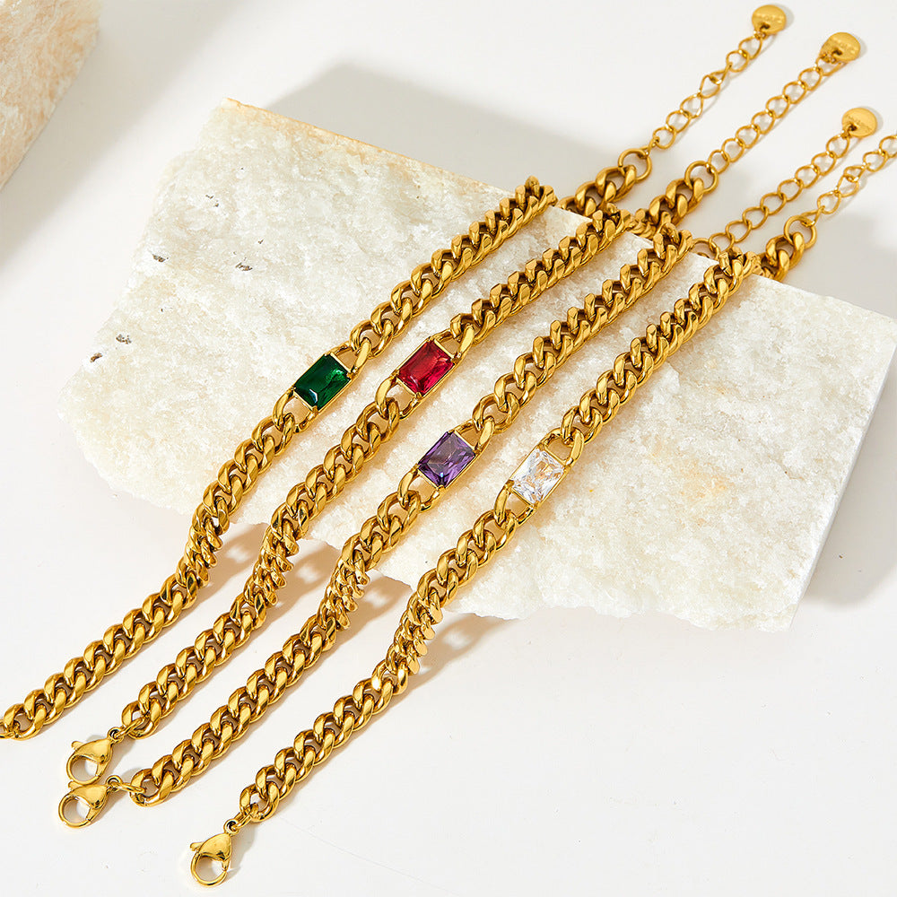 Barcelona – Elegantes Goldenes Armband