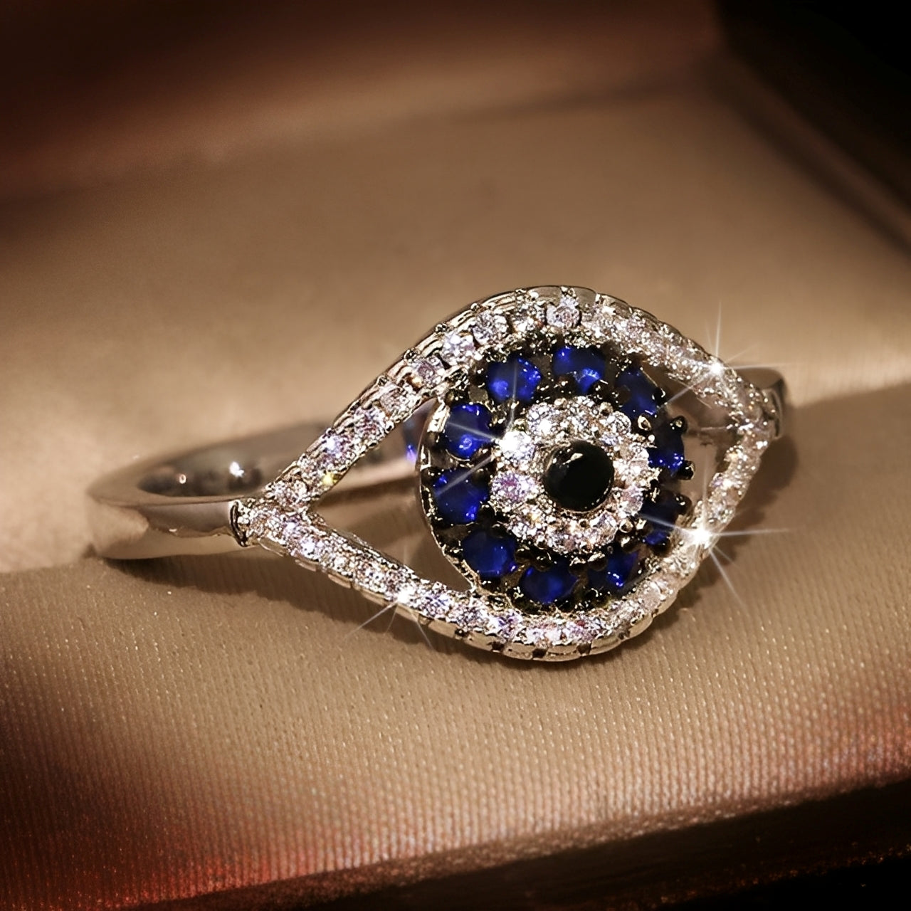 Eleni – Schutzring Blaues Auge Matiasma