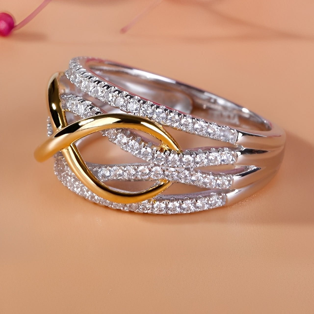 Inaya – Ring Unendlichkeitssymbol Elegant für Frauen