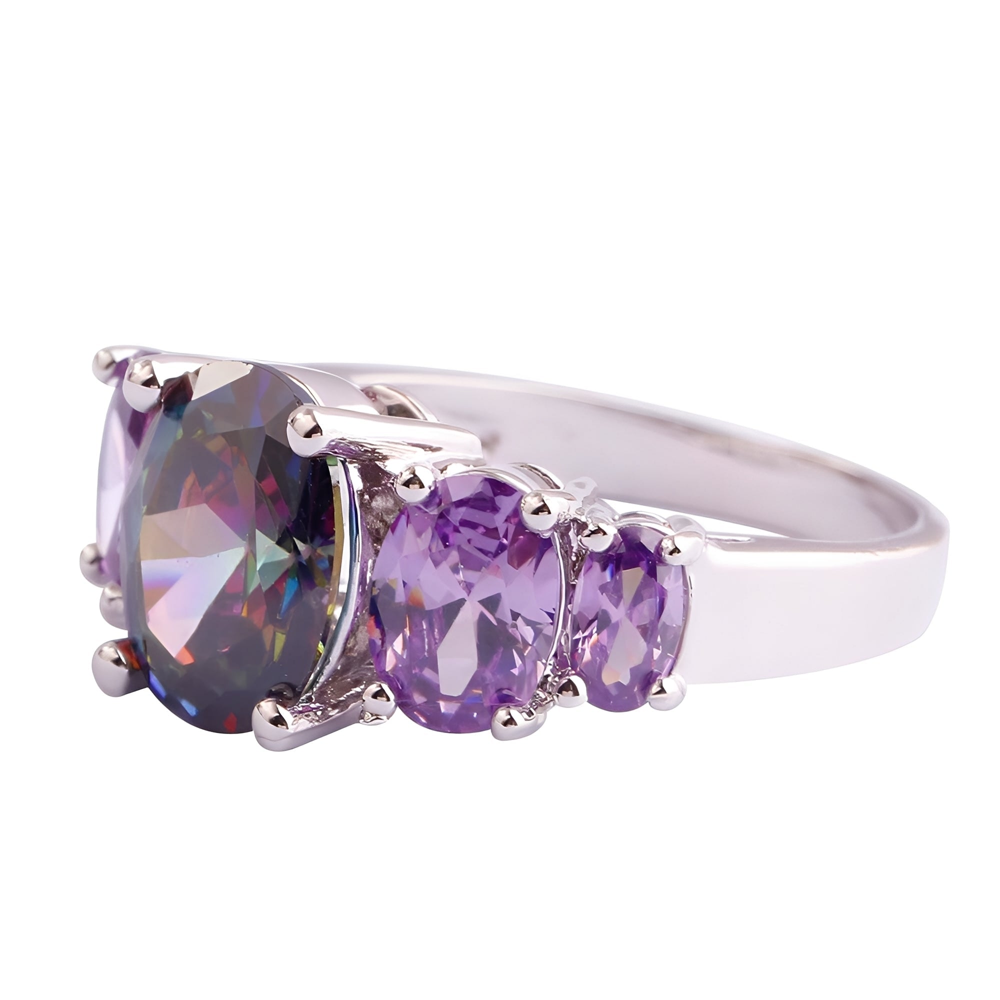 Kira – Funkelnder Ring 5 Mystische Edelsteine