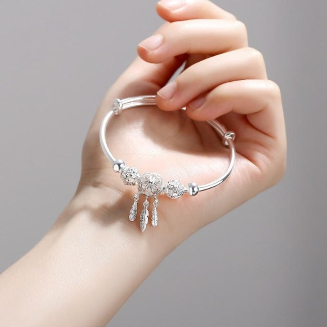 Aylen – Armband Traumfänger aus Feinsilber