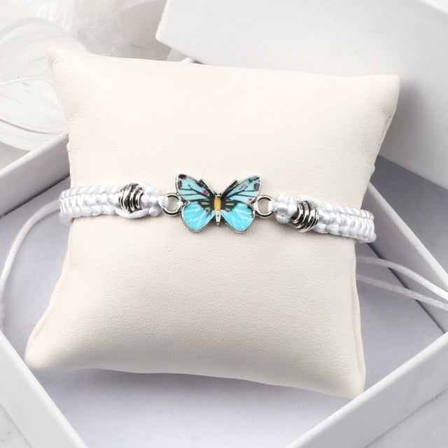 Elvina – Blaues Schmetterlingsarmband
