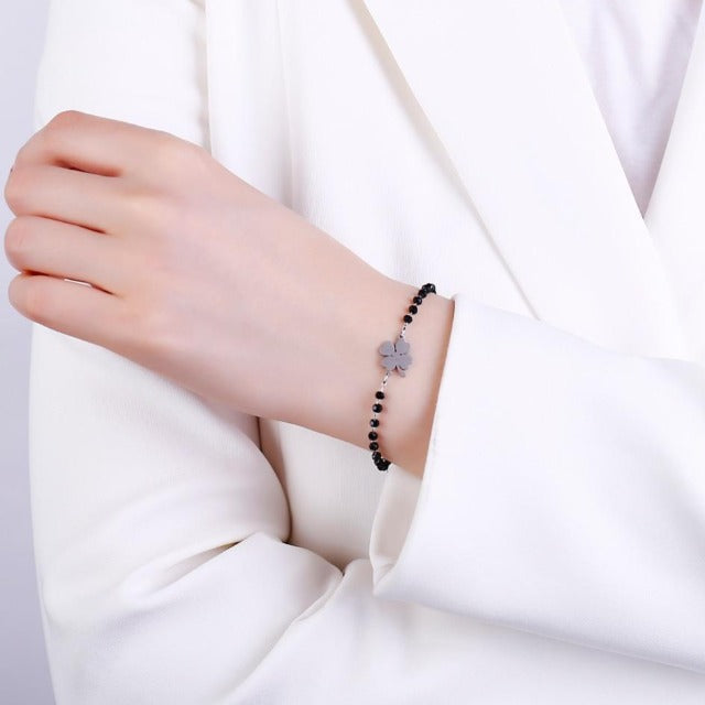 Faelya – Armband Glücksbringer Vierblättriges Kleeblatt