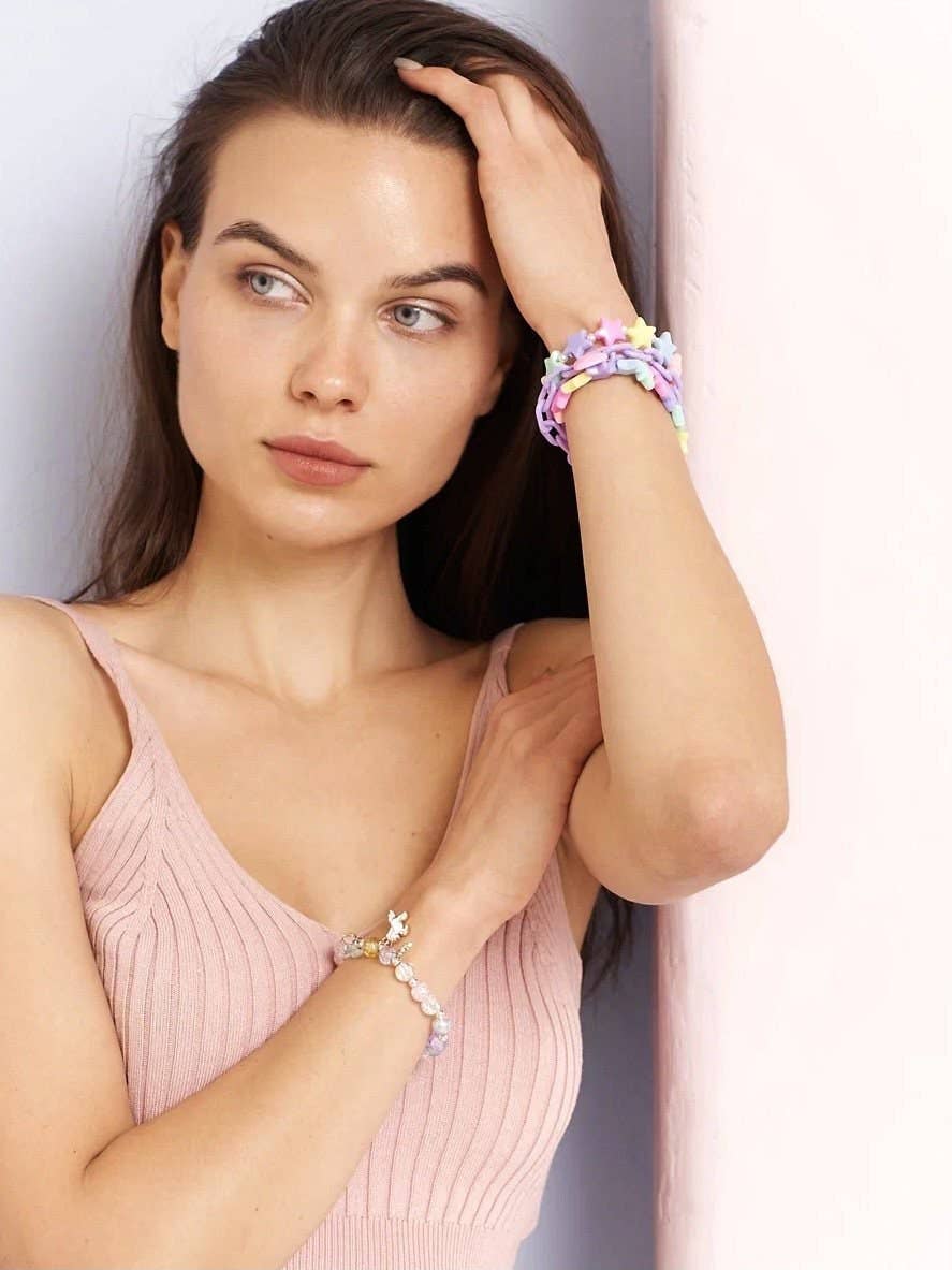 Dreamy - Perlenarmband mit Einhorn-Anhänger