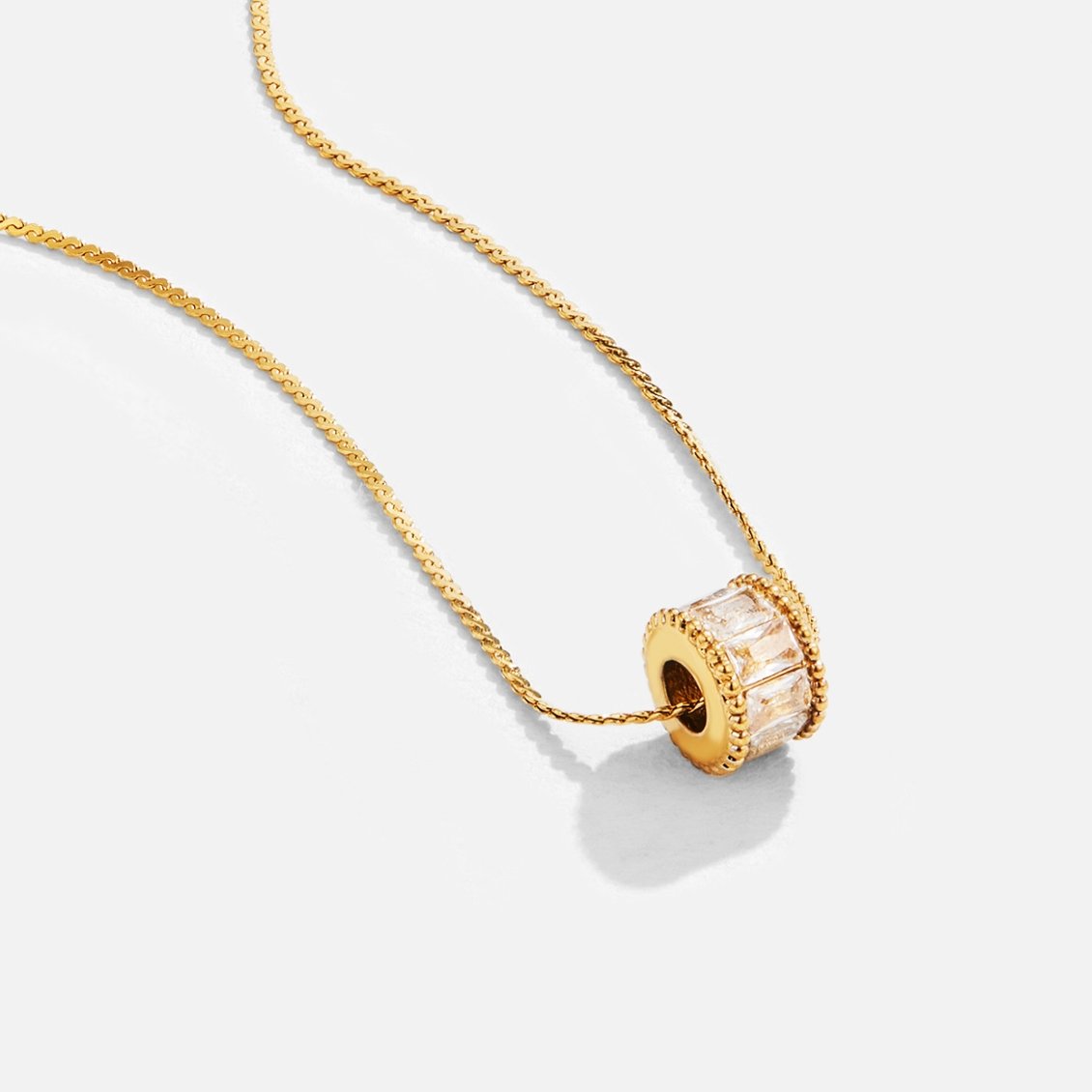 Gigi – Halskette Kristall in 18K Gold