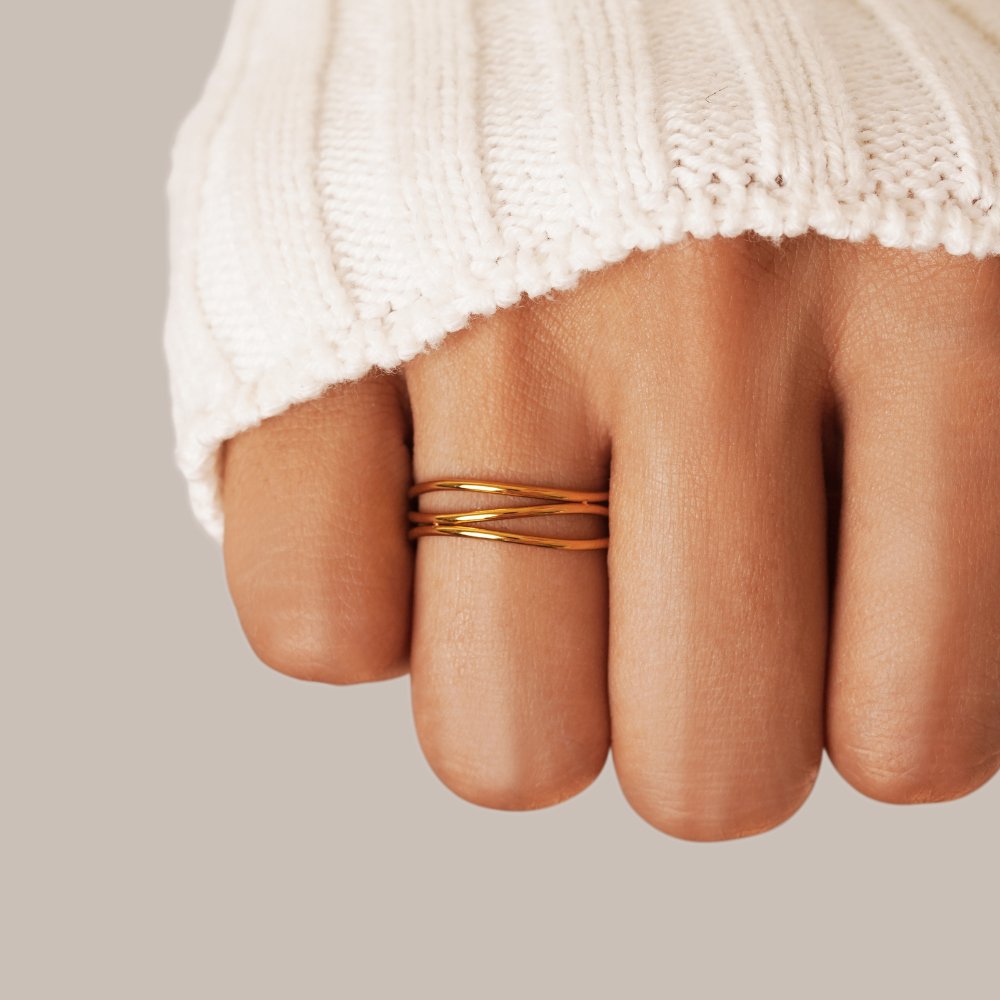 Chris – Ring aus Gold Unendliche Schleife