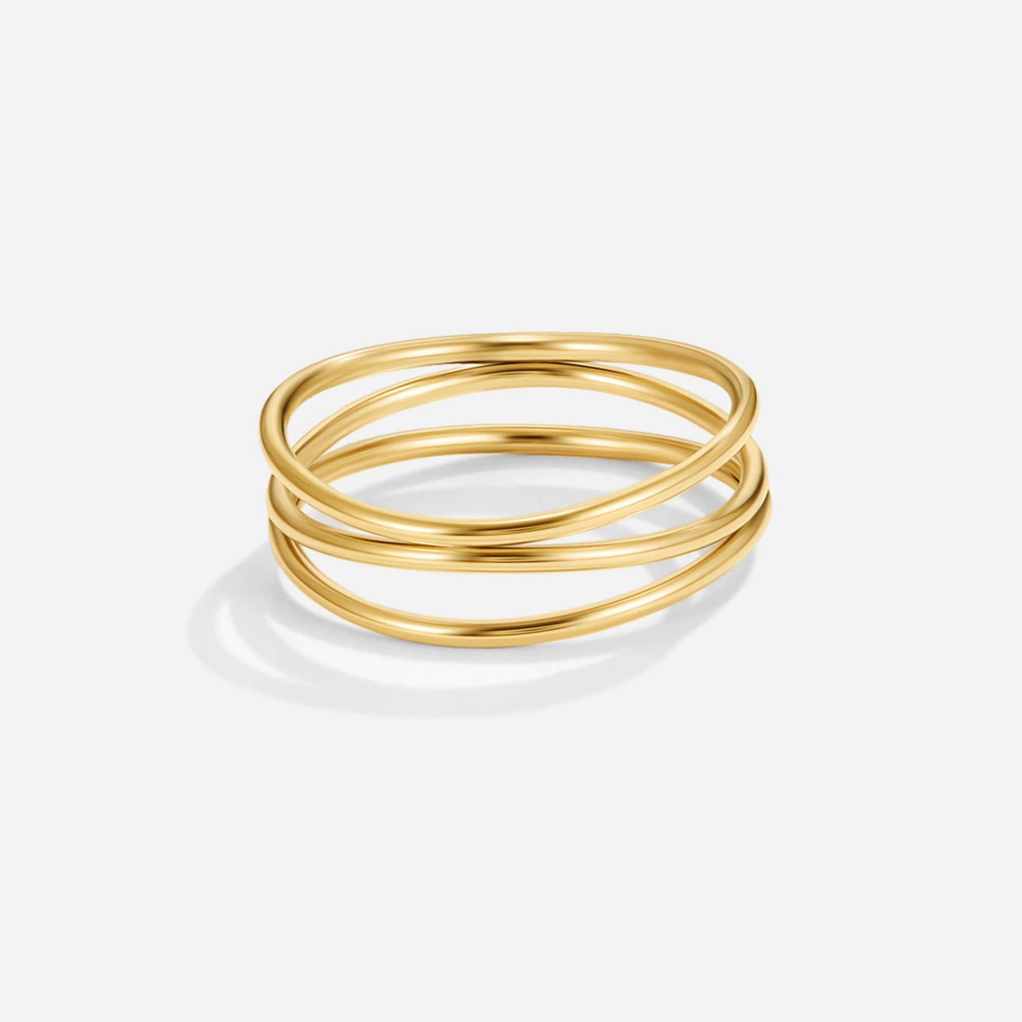 Amara – Ring Unendliche Schleife Gold