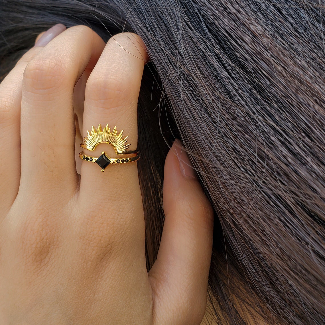 Sonnenstrahlen Ring - Rising Sun Ring