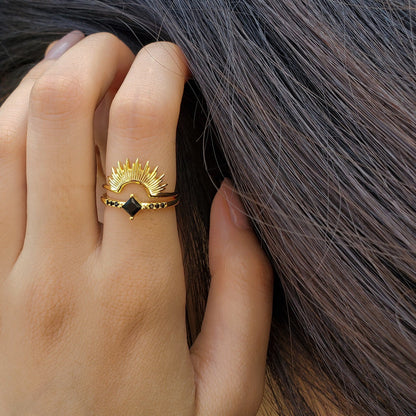 Sonnenstrahlen Ring - Rising Sun Ring
