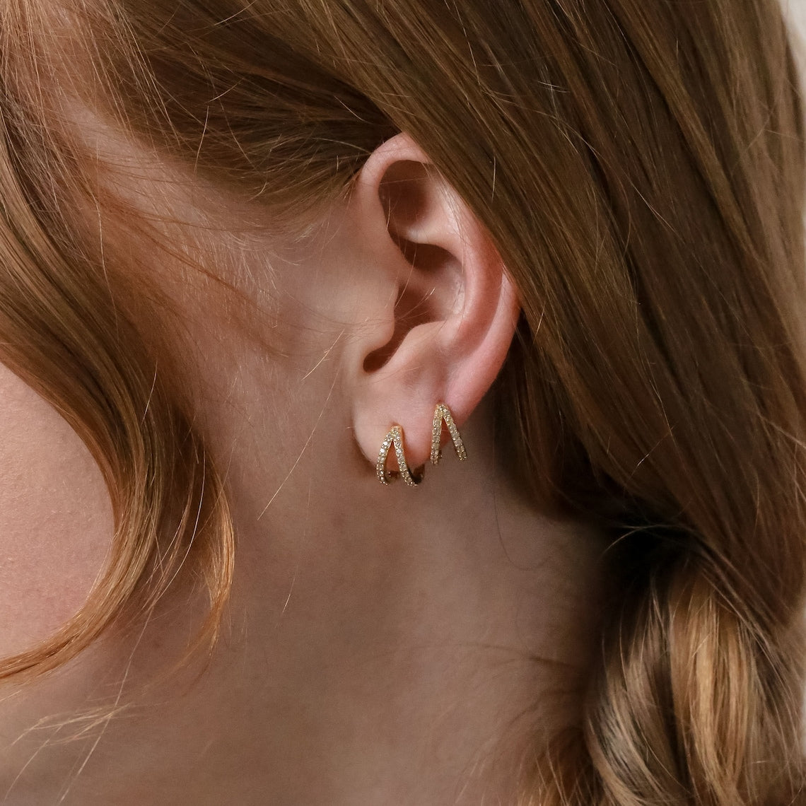 Duo-Pave-Reifen - Diamant-Intarsien-Reifen