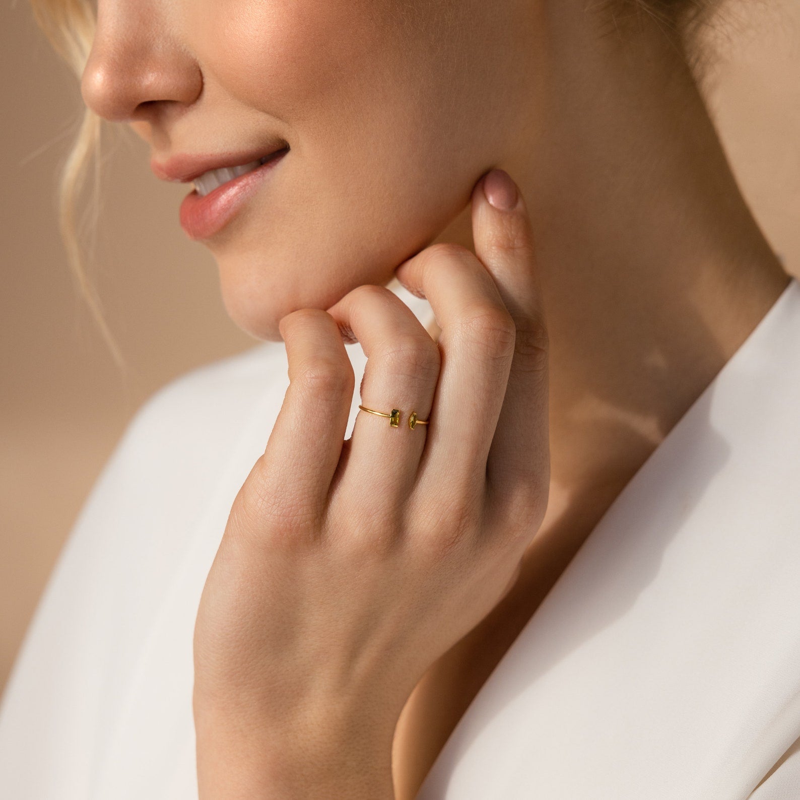 Diana – Ring Duo Marquise und Baguette