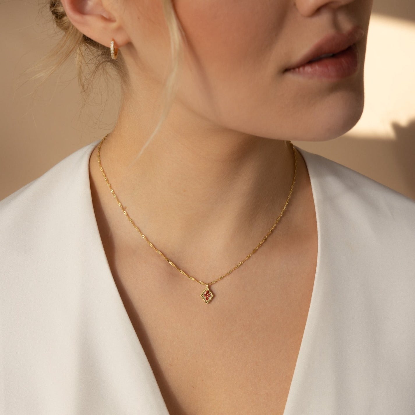 Aurelia – Halskette Diamant-Anhänger