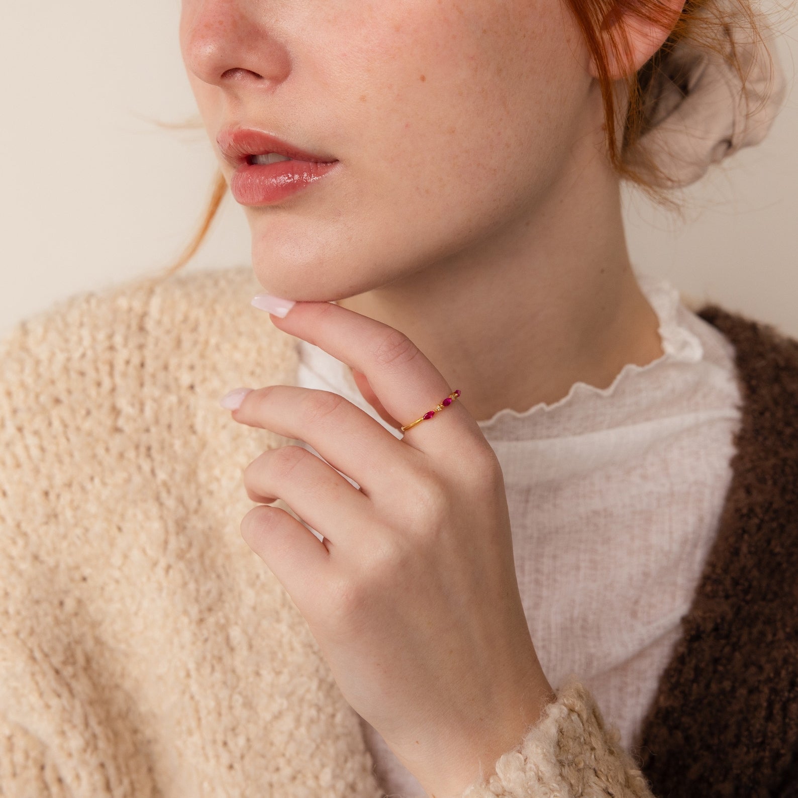 Quinn – Dreifach-Marquise-Ring
