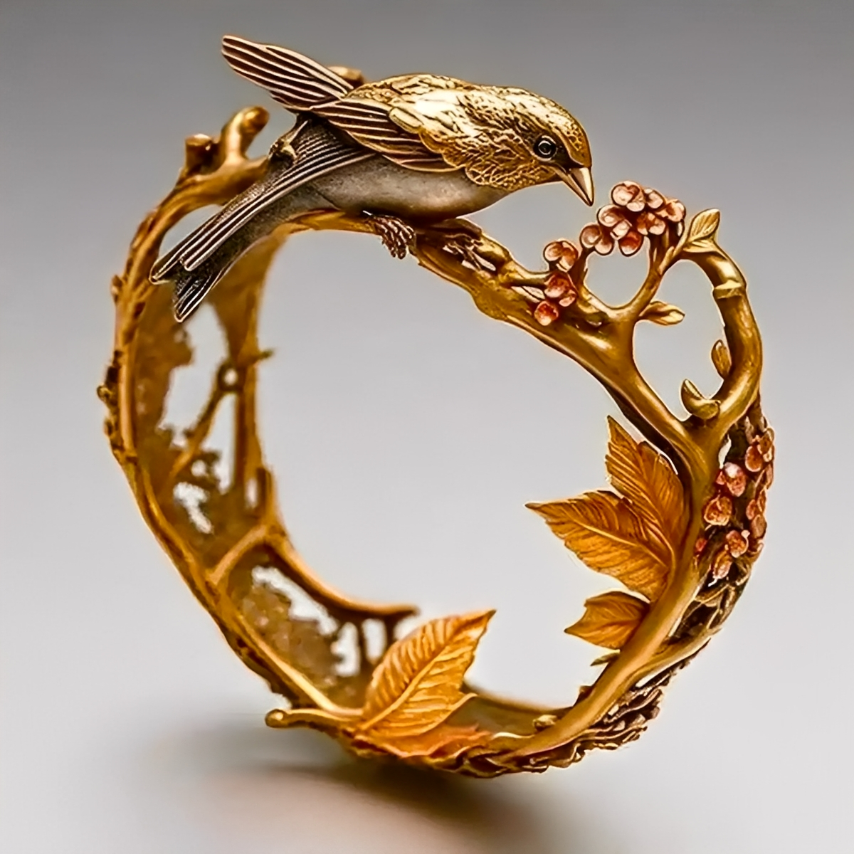 Isaline – Ring Kolibri Gold Vintage